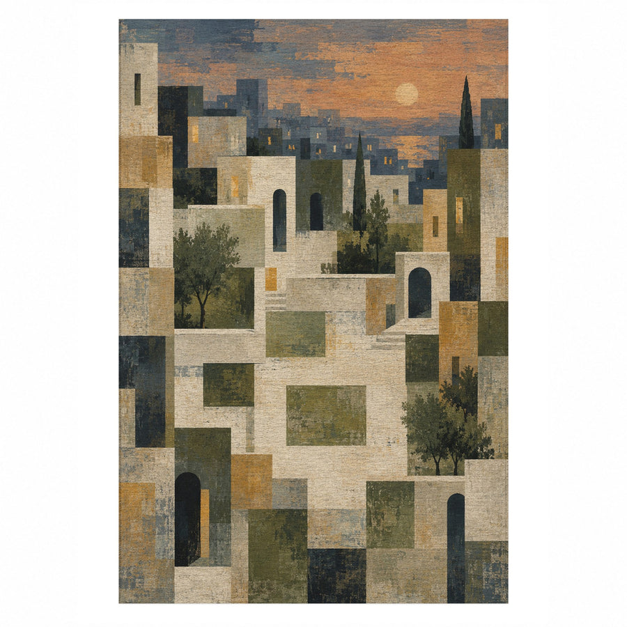 Urban Courtyard Washable Rug