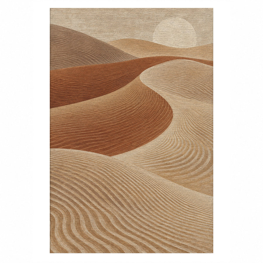 Wind Lines Washable Rug