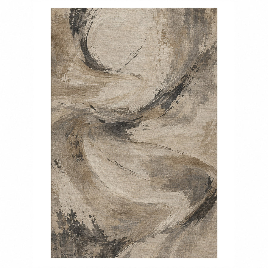 Wind Script Washable Rug