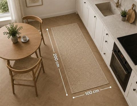 100 × 200 cm rug — Ideal for kitchens & small rooms